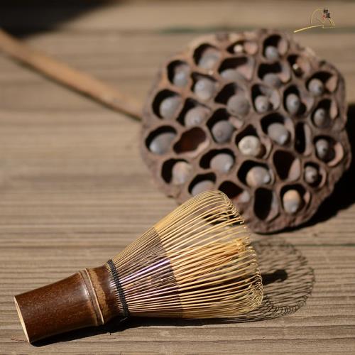 Japanese Matcha Whisk Traditional Japanese Chasen 100 bristle 茶筅-百本立 (Purple bamboo)