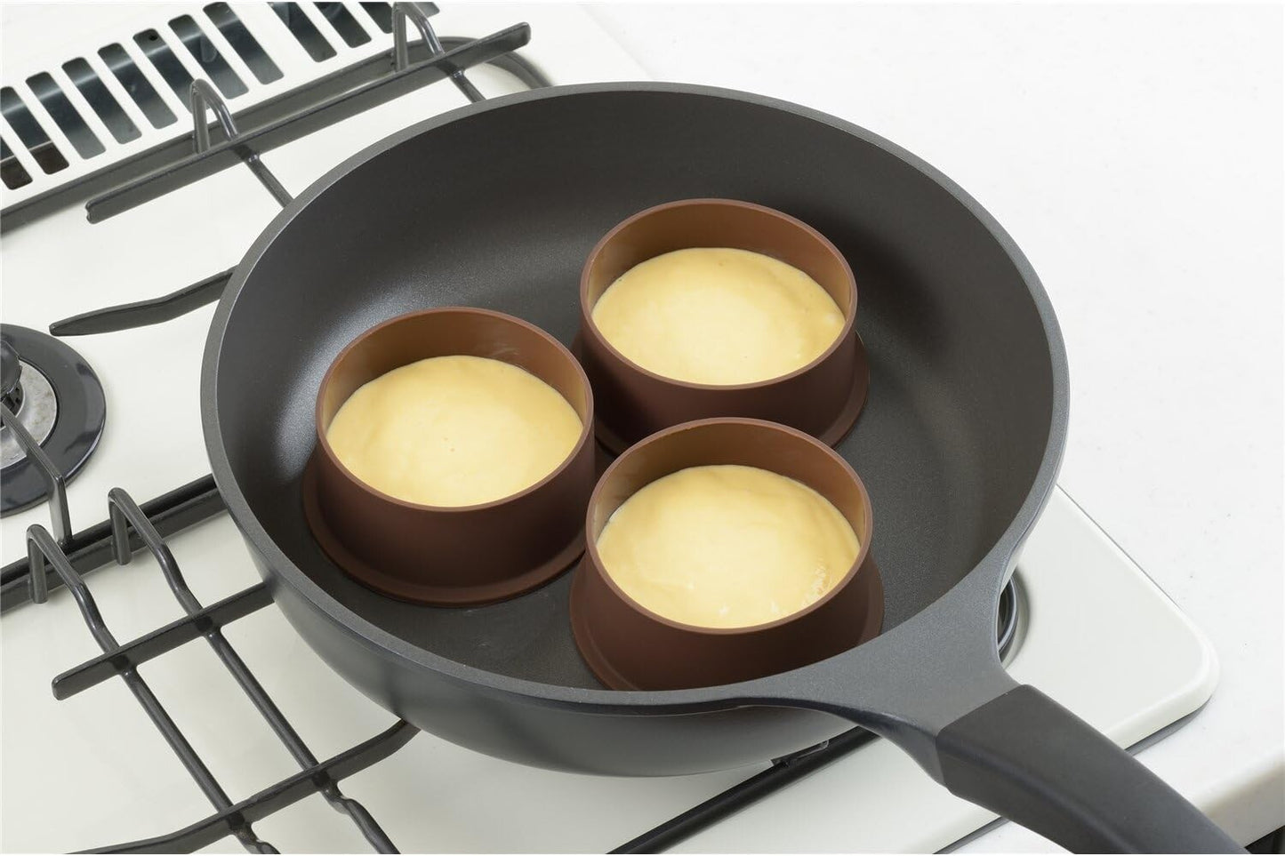Yoshikawa Pancake Rings Round 3pcs