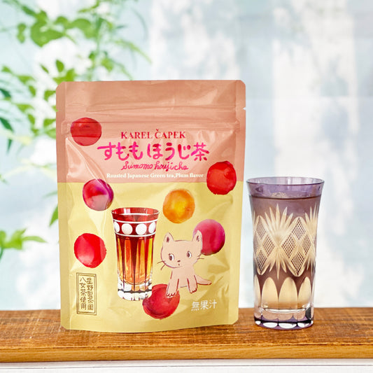 *Pre-order* Hoshino-seichaen 星野製茶園 - Cold Brew Sumomo Hōjicha Tea Bags 3g × 8 bags