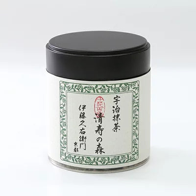 *Pre-order* Itohkyuemon 伊藤久右衛門 - Uji Matcha Kiyoju no Mori 25g can 清寿の森